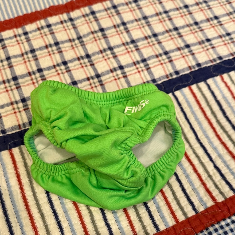 FINIS Bright Green swim Diaper Cover